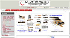 Desktop Screenshot of lepetitremouleur.com